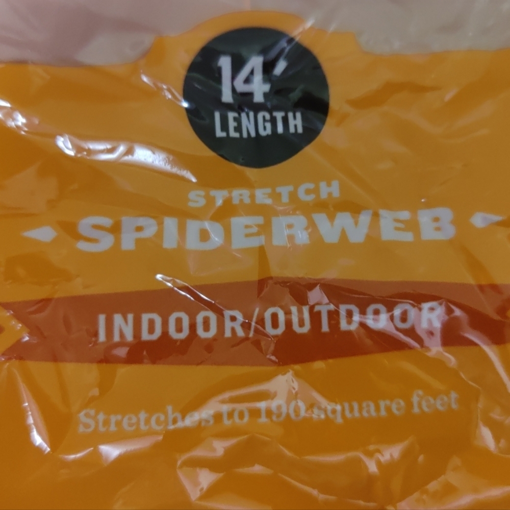 Case Qty 18 Hyde And Eek! Halloween 14 Ft Length 190 Sqft Area Stretch Spiderweb